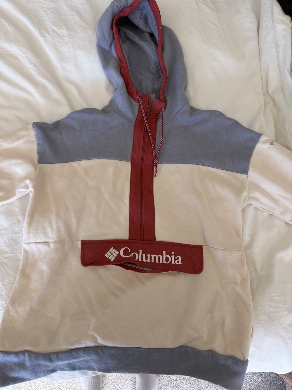 Columbia Lodge Colorblock Tunic Hoodie Size Large